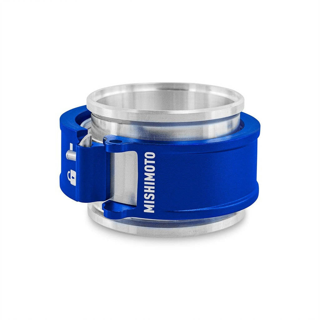 MISHIMOTO MMCLAMP-QD-25BL Швидкознімний хомут 2.5", синій Photo-1