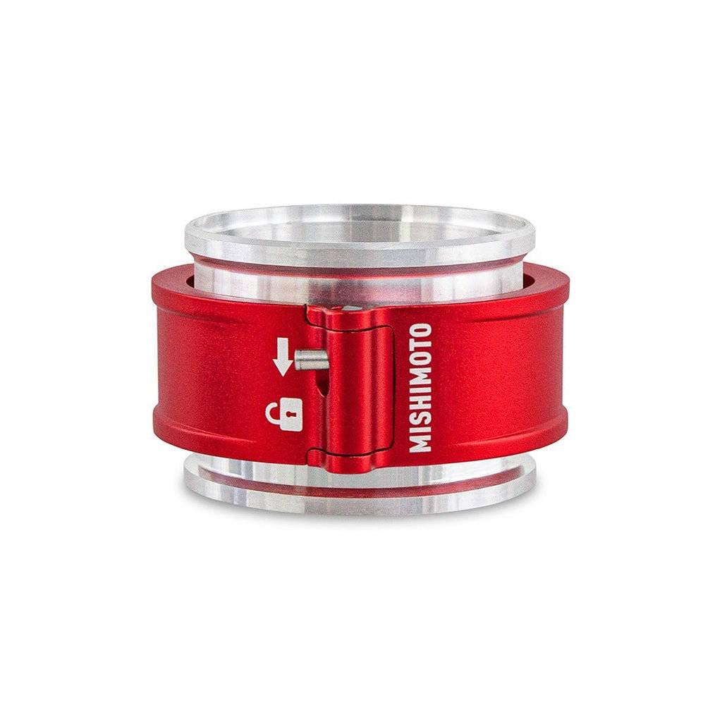 MISHIMOTO MMCLAMP-QD-25RD Швидкознімний хомут 2.5", червоний Photo-0