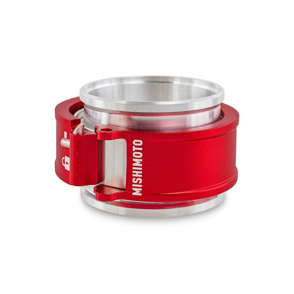 MISHIMOTO MMCLAMP-QD-25RD Швидкознімний хомут 2.5", червоний Photo-1