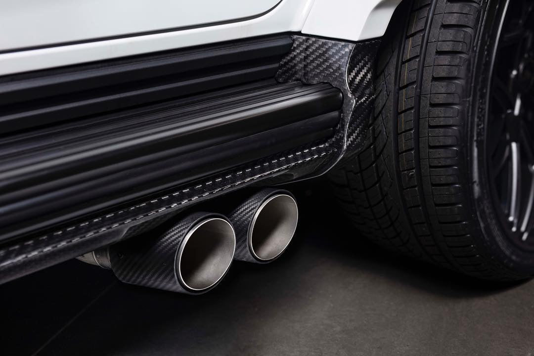 MILLTEK SSXMZ128 вихлоп з клапанами для MERCEDES-Benz W463A G63 AMG (насадки Carbon Jet-90) Photo-1