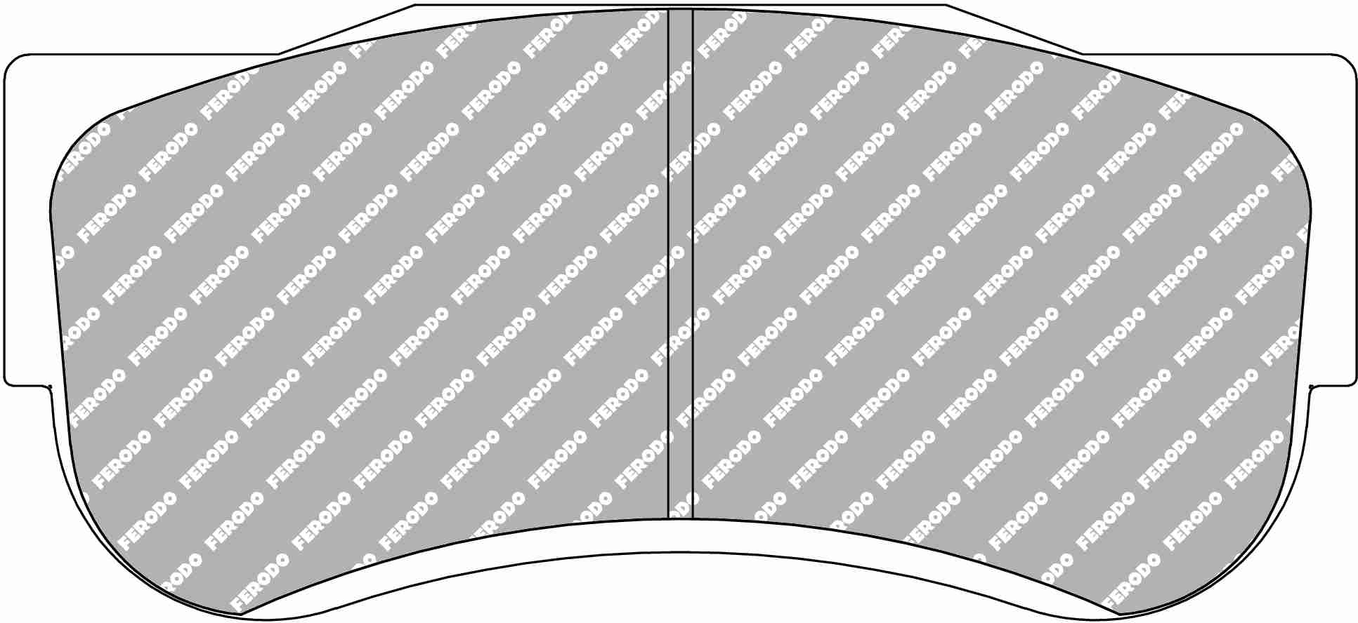 FERODO FRP3155GB Передні гальмівні колодки DS3.12 для супорта AP Racing CP7269 Photo-0