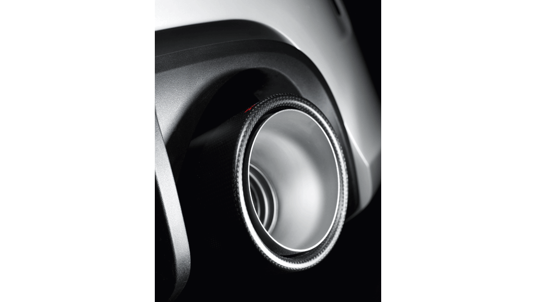 AKRAPOVIC TP-CS / 1 Насадки для VW Scirocco R (карбон) Photo-1