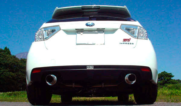 HKS 31019-AF026/AF025 Вихлопна система Silent Hi-Power для SUBARU IMPREZA GRB Photo-1