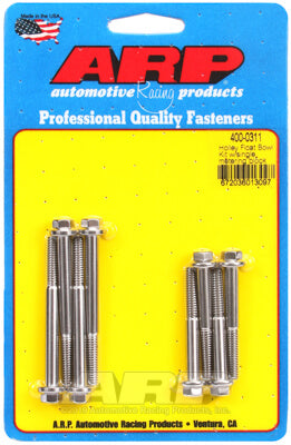 ARP 400-0311 Комплект болтів поплавкової чаші карбюратора для Holley з одним дозуючим блоком Photo-0