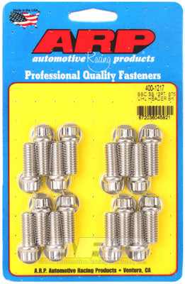 ARP 400-1217 Комплект болтів і шпильок з нержавіючої сталі 12pt 0,875 дюйма UHL для CHEVROLET Big Block Photo-0