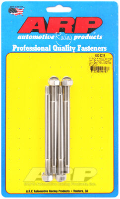 ARP 400-3215 Комплект шпильок шківа водяного насоса 5/16-24 X 4.500 дюйма з нержавіючої сталі, полірований шестигранник (підходить для розпірки вентилятора 3.250 дюйма) Photo-0