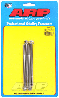 ARP 400-7515 Набір болтів кришки клапана нержавіюча сталь 12pt для серії малих блоків Brodix. литий випускник Photo-0