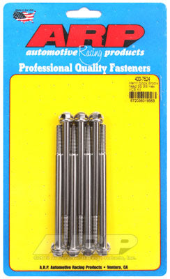 ARP 400-7524 Набір болтів кришки клапана нержавіюча сталь шестигранний для серії Brodix Big Block. штампована сталь Photo-0