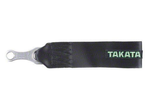 TAKATA 78009-0 Буксировочная петля, під болт 7/16 ", 17 см, чорна Photo-0