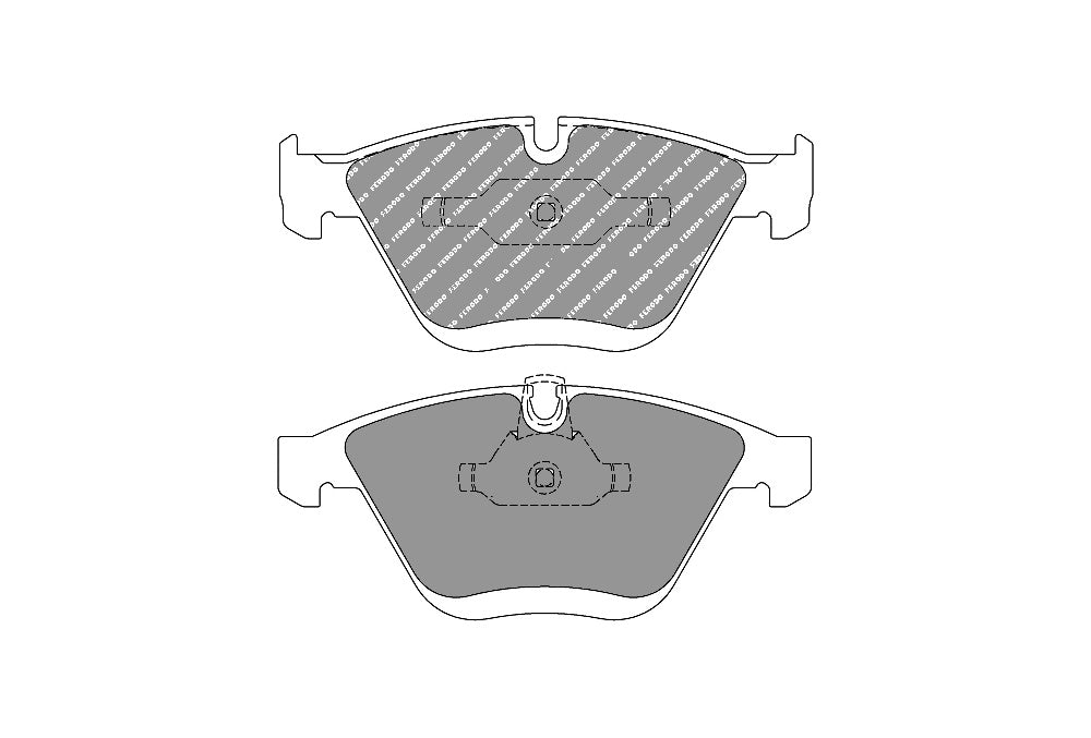 FERODO FDS1628 Передні гальмівні колодки DS Performance для BMW M3 (E92) Photo-0