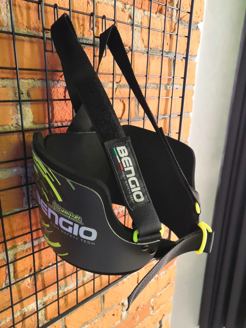 BENGIO STDLDSSGY BUMPER Lady захист ребер жіноча для картингу, сірий / флюор. жовтий, р-Р S Photo-0