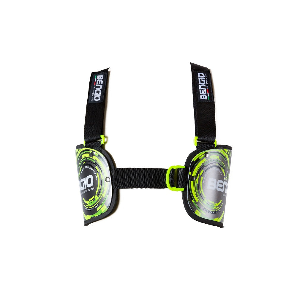 BENGIO STDLDSSGY BUMPER Lady захист ребер жіноча для картингу, сірий / флюор. жовтий, р-Р S Photo-1