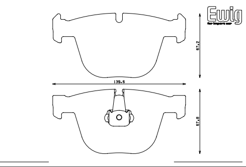 ENDLESS EIP151ME20 Гальмівні колодки задні для BMW M3 E92/E90/M5 E60/M6 E63/E64/X6 E72/1М E82 Photo-0