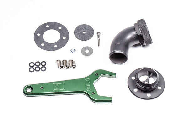 RADIUM 20-0547 Заливна горловина з дистанційним кріпленням, коліно 24AN, 1,5 дюйма Barb Photo-0