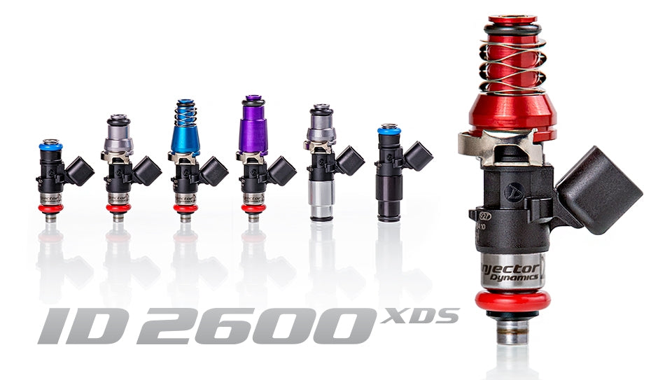 INJECTOR DYNAMICS 2600.48.14.14.8 К-т форсунок ID2600-XDS для BMW E90/E92/E93 M3 2007 . 14mm (сірий) адаптер Photo-0