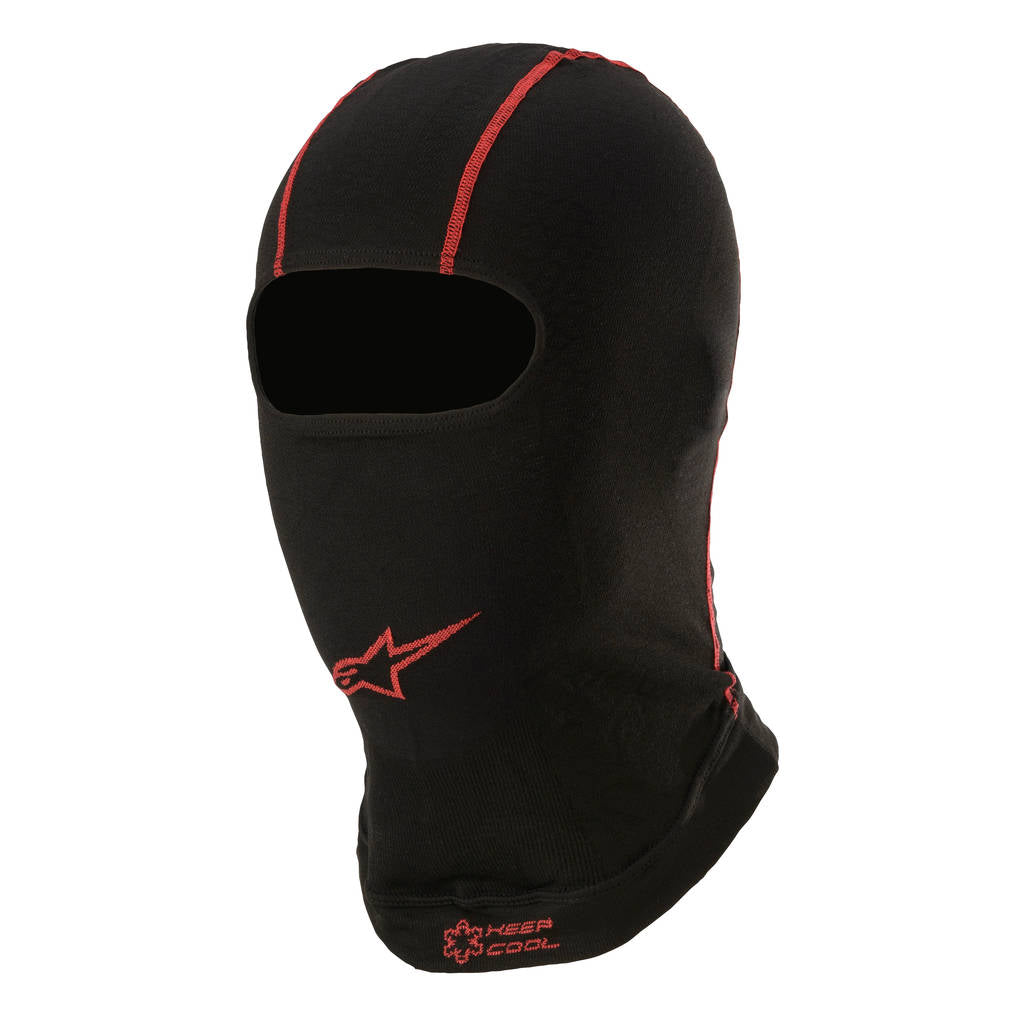 ALPINESTARS 4756521_13_OS Подшлемник/балаклава для картингу KX v 2, чорний/червоний, Один розмір Photo-0