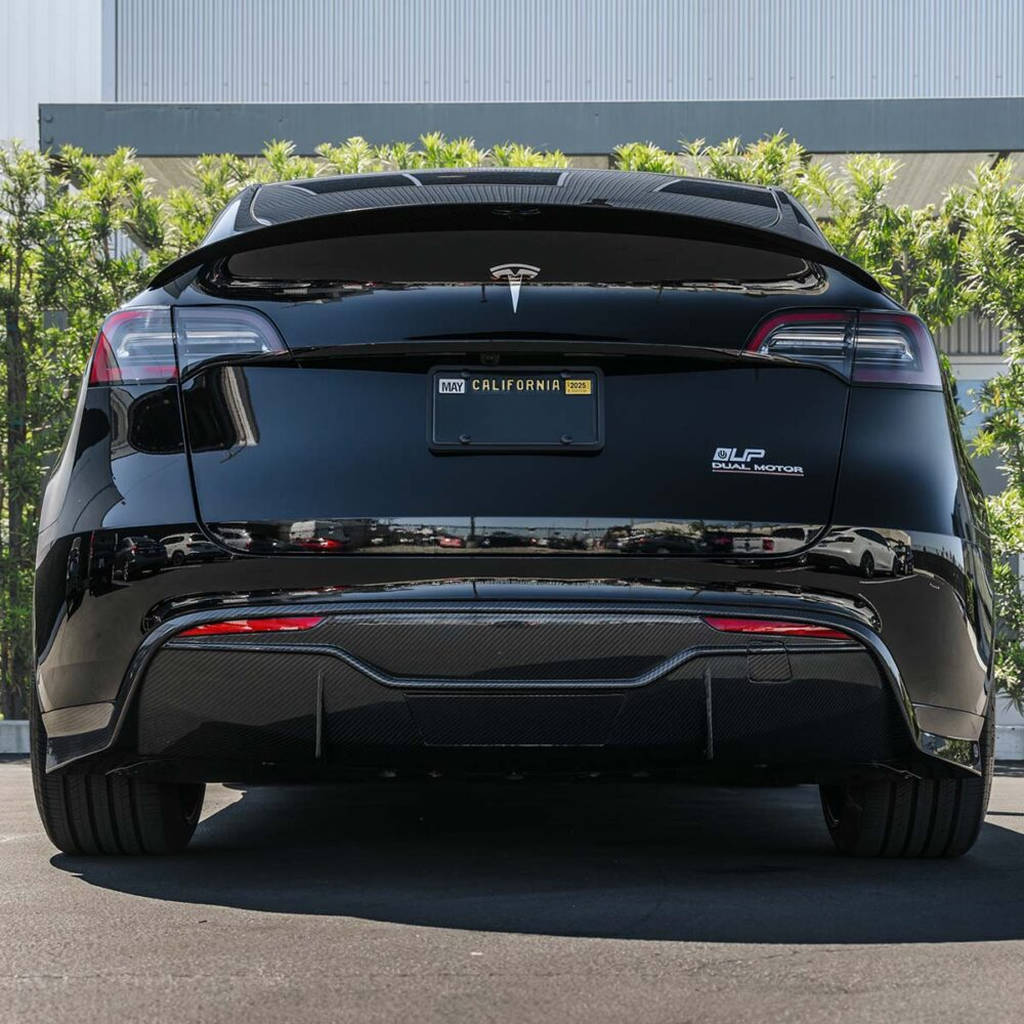 UNPLUGGED PERFORMANCE UP-MY-325-2.1 Задній спойлер високої ефективності, карбон, матовий для TESLA Model Y Photo-4