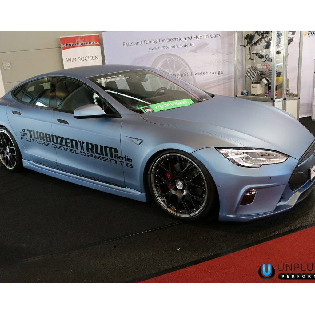 UNPLUGGED PERFORMANCE UP-MS-104-1.1 Комплект бокових порогів, уретан, нефарбований для TESLA Model S Photo-8