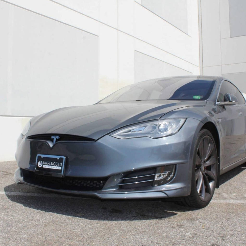 UNPLUGGED PERFORMANCE UP-MS-102-2.1 Обновлення передньої панелі (4 датчики), Нефарбована для TESLA Model S до 2016.5 Photo-1