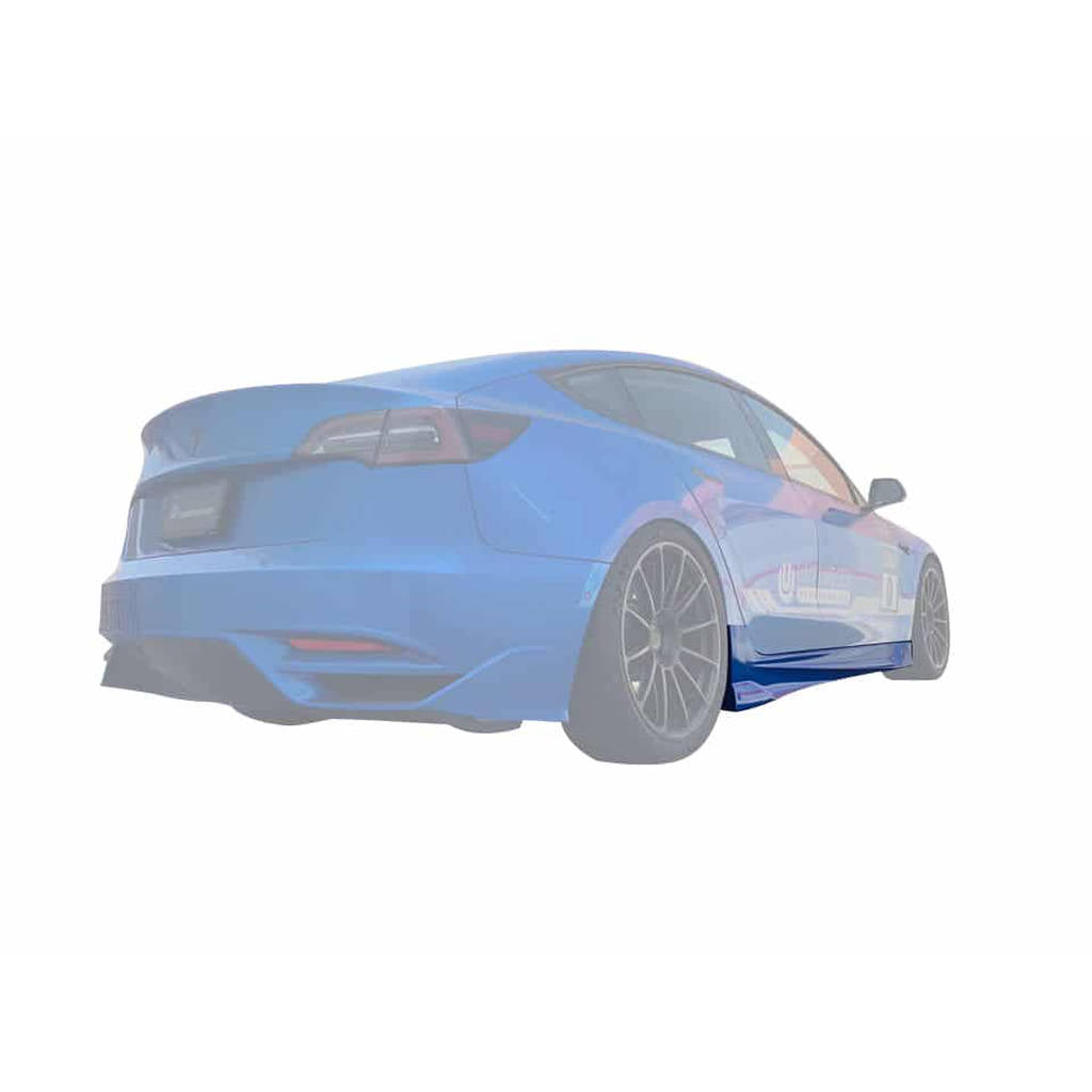 UNPLUGGED PERFORMANCE UP-M3-303-3.1 Накладки на пороги, PFRP для TESLA Model 3 Photo-1