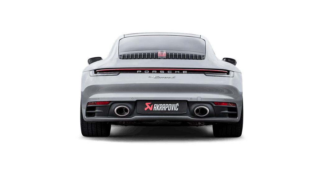 AKRAPOVIC S-PO/TI/14 Вихлопна система Slip-On Race Line (титан) для PORSCHE 911 Carrera /S/4/4S/GTS/Cabriolet (992) 2019-2024 Photo-3