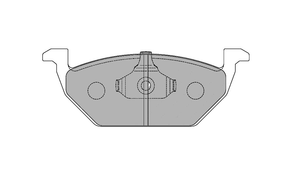 FERODO FCP1094H Передні гальмівні колодки DS2500 для PORSCHE Panamera (970) / AUDI RS3 (8V) Photo-0