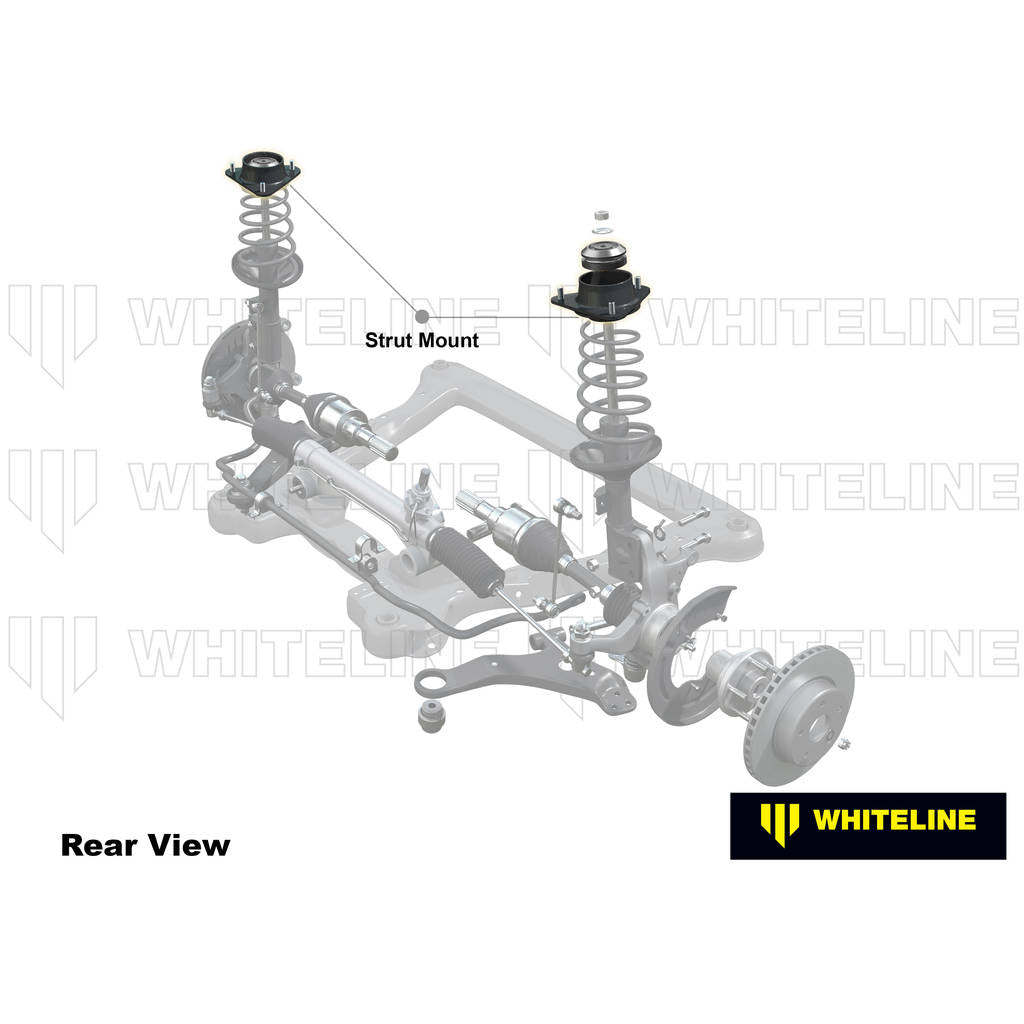 WHITELINE KCA476 Комплект передніх опор стійок зі зміщенням Caster/Camber для Audi/VW MQB Fwd/Awd Photo-1