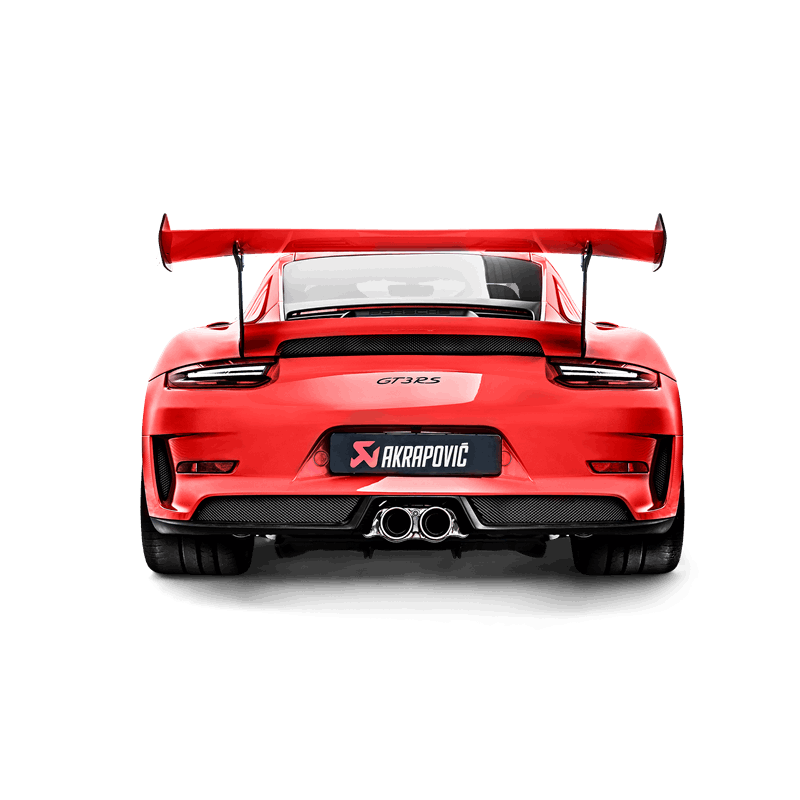 AKRAPOVIC S-PO/TI/15 Вихлопна система Slip-On Line (Titanium) для PORSCHE 911 GT3RS (991.2) OPF/GPF 2019 Photo-1