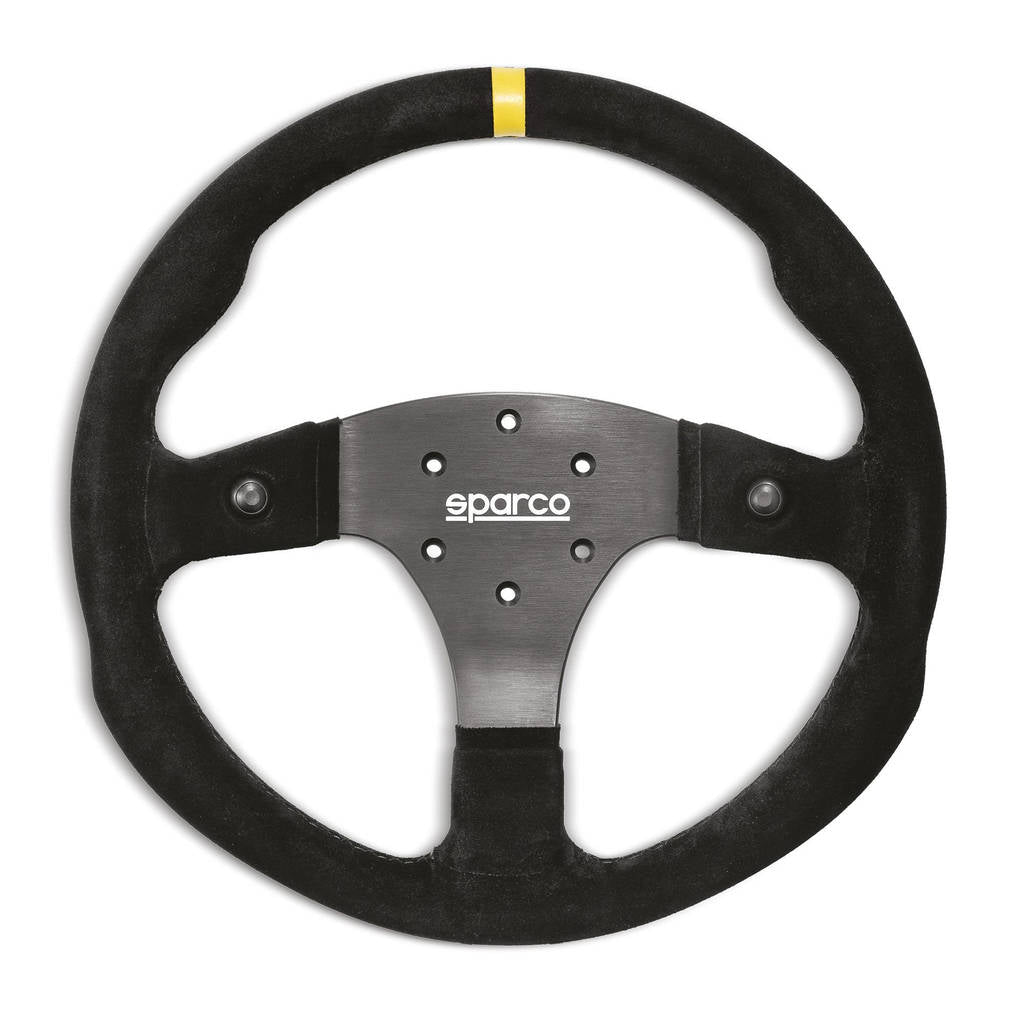 SPARCO 015R350PSO Кермо R350B, замша, чорний, діаметр 350 мм, обід 33/25 мм, 2 кнопки, виліт 00 мм Photo-0