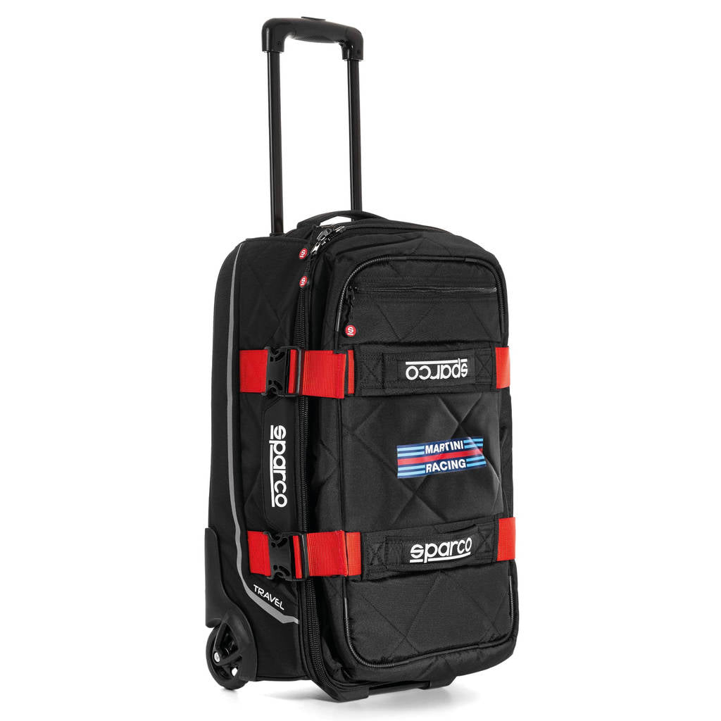 SPARCO 016438MRRS Сумка дорожня, MARTINI RACING TRAVEL, чорно-червона Photo-0