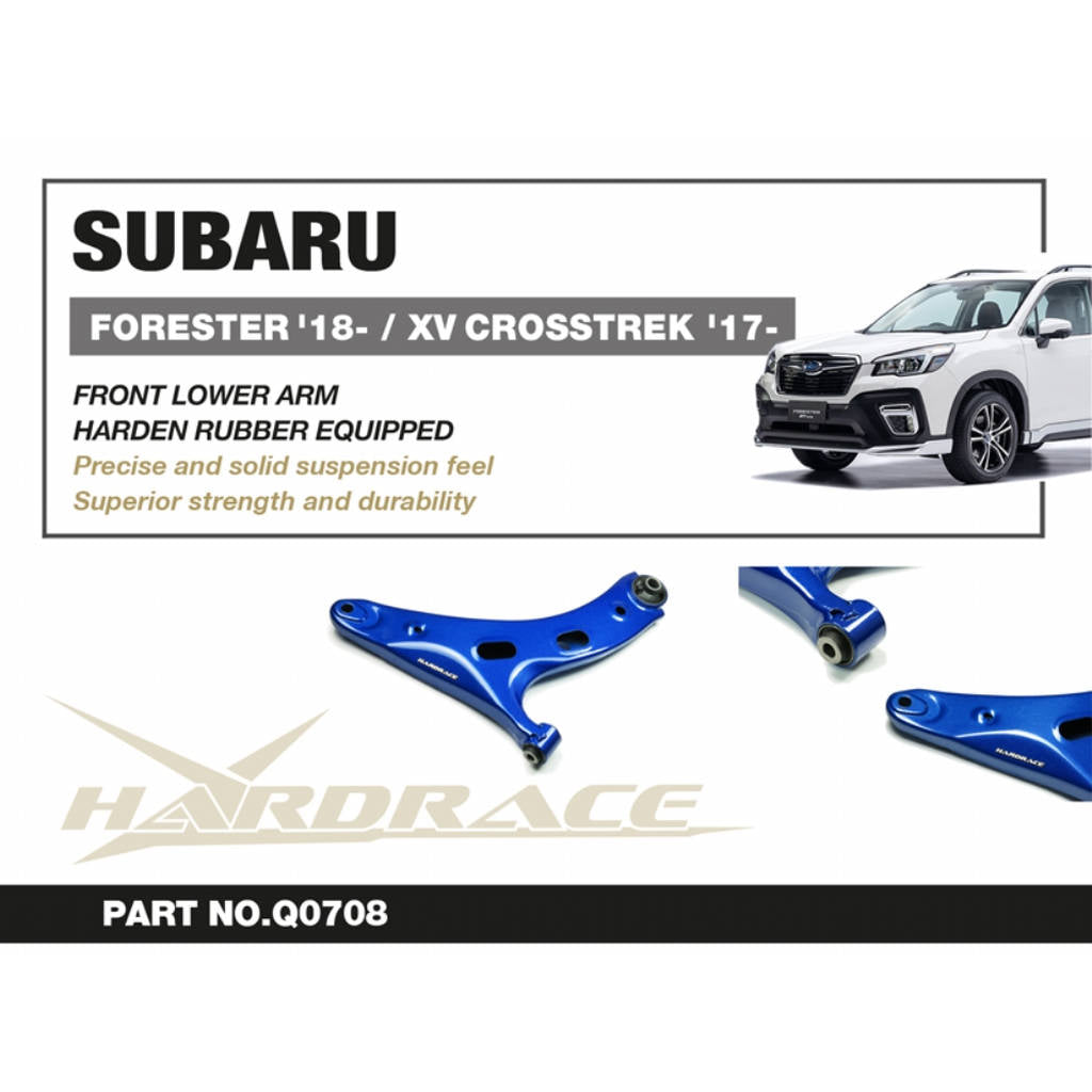 HARDRACE Q0708 Передній нижній важіль - 2 шт для SUBARU FORESTER '19- /XV '18- Photo-1