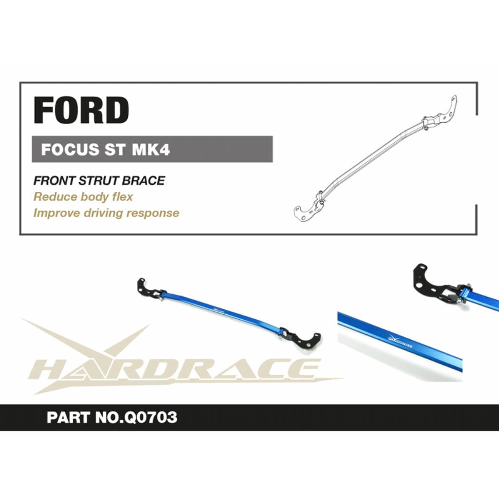 HARDRACE Q0703 Передня стійка розпірки -1 шт для FORD FOCUS MK4 ST '19- Photo-2