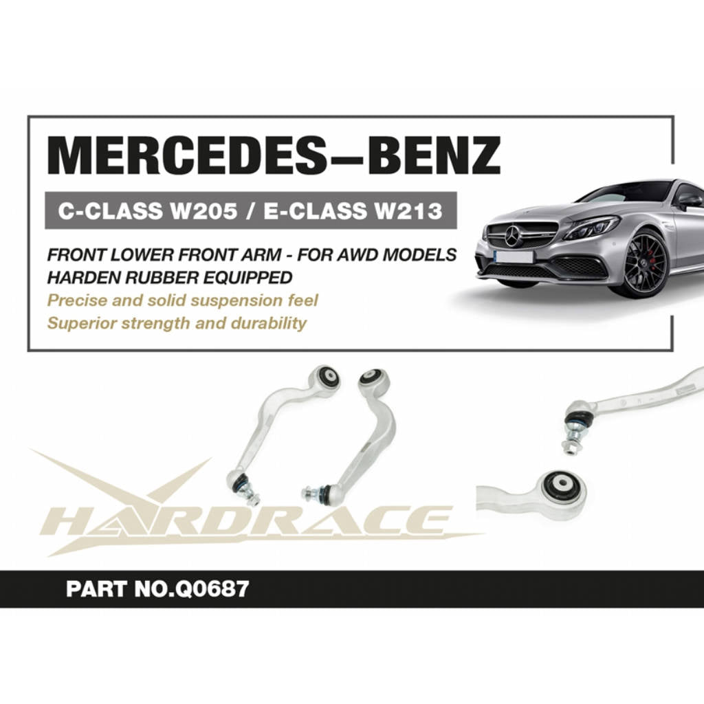 HARDRACE Q0687 Передній нижній важіль - 2 шт для MERCEDES-BENZ C-CLASS W205/ E-CLASS W213 AWD Photo-4