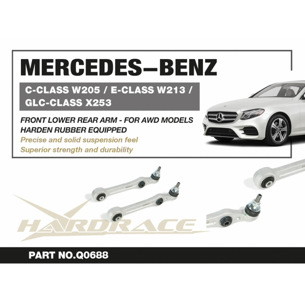 HARDRACE Q0688 Передній нижній важіль - 2 шт для MERCEDES-BENZ C-CLASS W205/ E-CLASS W213 AWD Photo-1