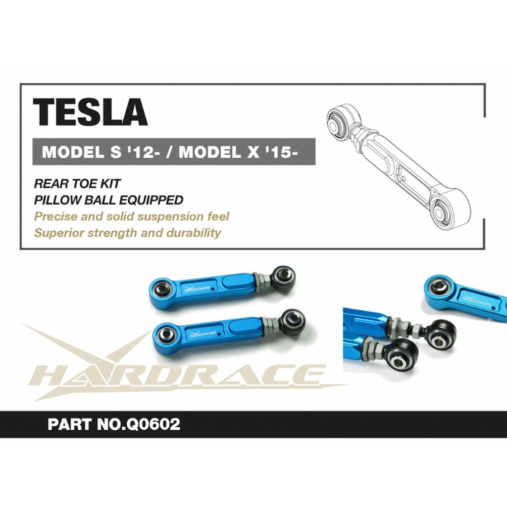 HARDRACE Q0602 К-т задньої тяги - 2 шт для TESLA MODEL S '12-/ MODEL X '15- Photo-2