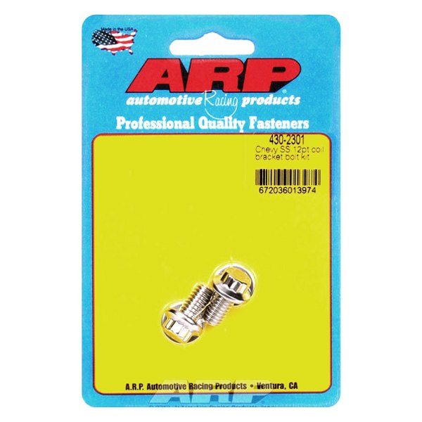ARP 430-2301 Комплект болтів кронштейна котушки нержавіюча сталь 12pt для CHEVY Photo-0