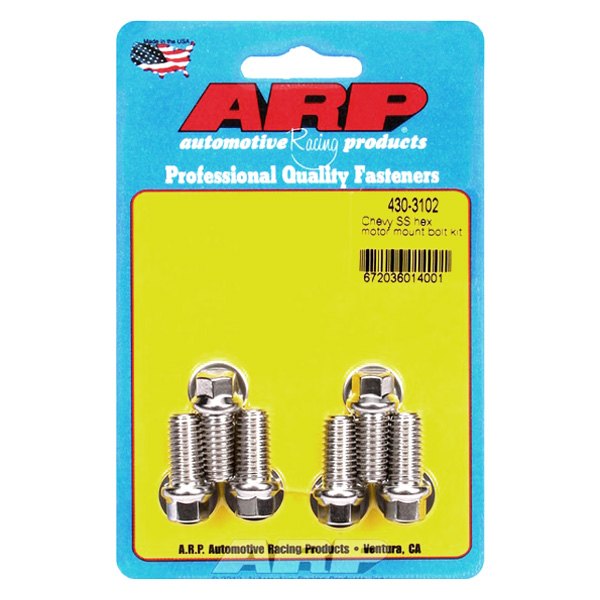 ARP 430-3102 Комплект болтів кріплення двигуна до блоку шестигранний для CHEVROLET V6 і V8 Photo-0