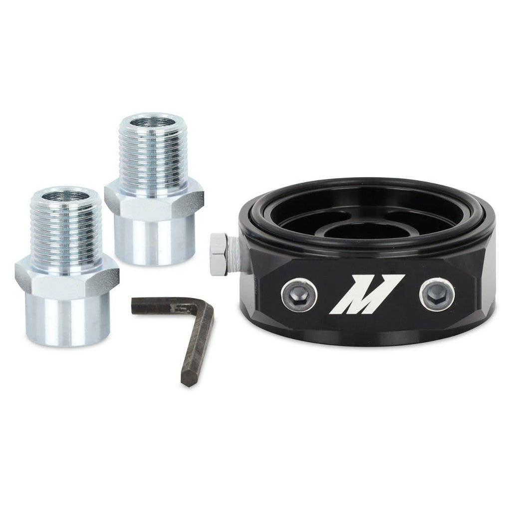 MISHIMOTO MMOP-TPS Масляна сандвіч-пластина з 3 шт. 1/8 NPT Photo-0