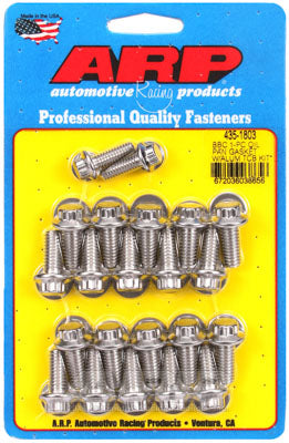 ARP 435-1803 Комплект болтів масляного піддону 12pt 1 шт для CHEVROLET Big Block прокладка з алюмінієвою кришкою ГРМ Photo-0