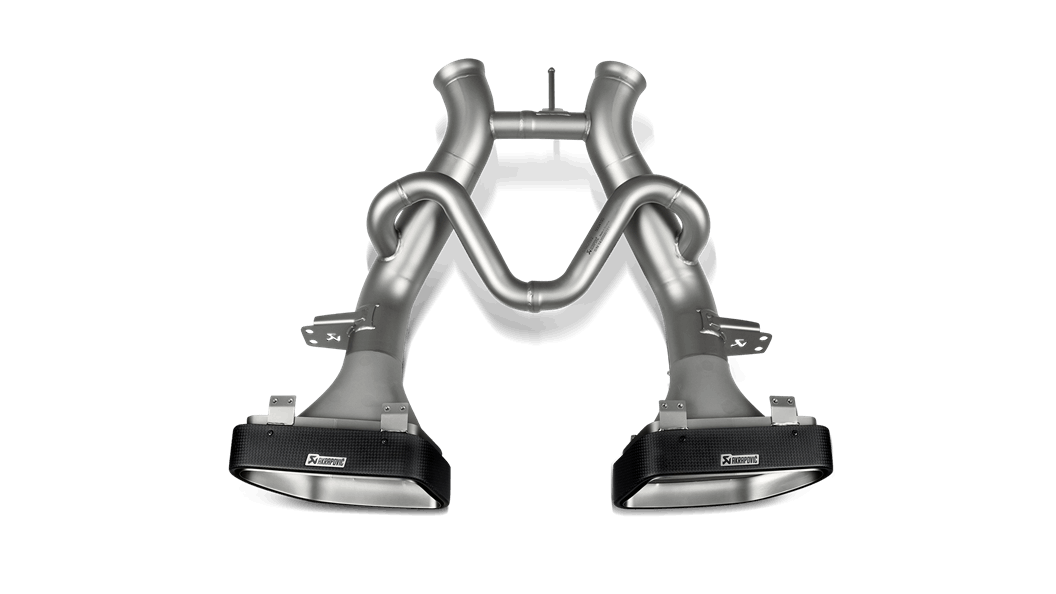 AKRAPOVIC S-MC/TI/2 Вихлопна система Slip-On Line (Titanium) MCLAREN 650S / 650S SPIDER 2014-2019 Photo-2