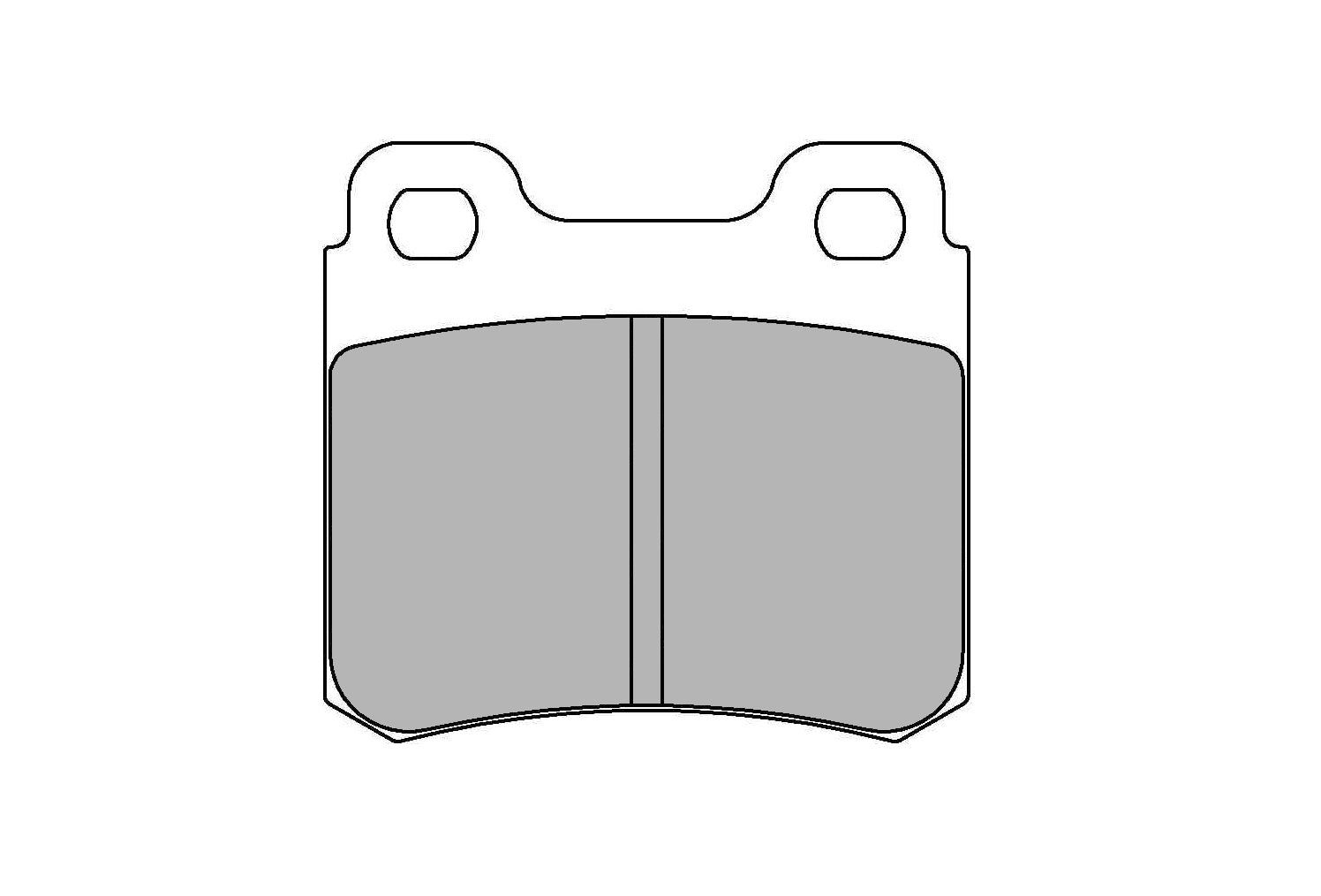 FERODO FCP586R Задні гальмівні колодки DS3000 для OPEL Astra GSI / Calibra 1995-1998 Photo-0