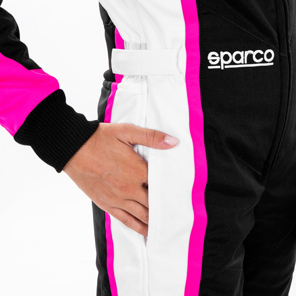 SPARCO 002341LNRGFXXS Комбінезон для картингу KERB LADY, чорний/сірий/жовтий, розмір XXS Photo-2