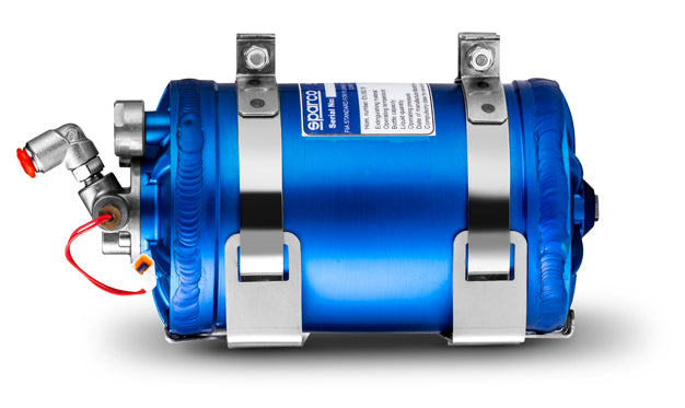 SPARCO 014772FEAL Система пожежогасіння електрична, FIA 2000, 1.3 л, піна AFFF, формула, алюм. Photo-1