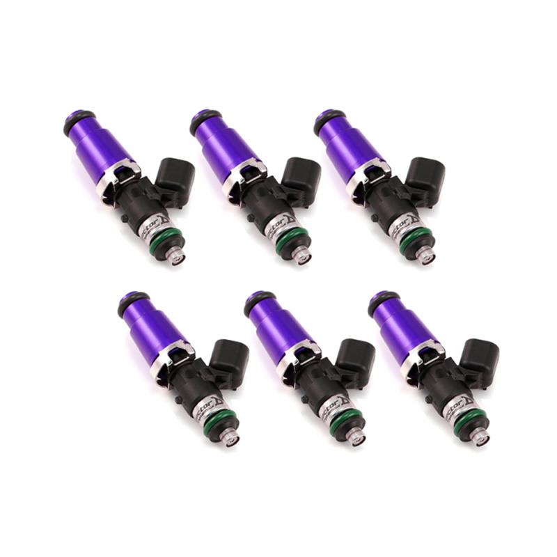 INJECTOR DYNAMICS 1050.60.14.14.6 Форсунки ID1050x, адаптери 14 мм (фіолетові), комплект 6 шт для BMW E36 M3 Photo-1