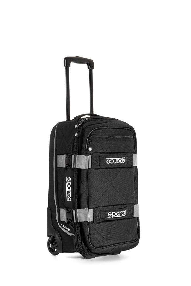 SPARCO 016438NRSI Сумка для екіпіровки TRAVEL, 3 кг, 25x55x35 см, чорний/сріблястий Photo-0