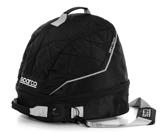 SPARCO 016441NRSI Сумка для шолома і HANS з сушінням DRY-TECH, 1,3 кг, 40x30x14 см, чорний/срібло Photo-0