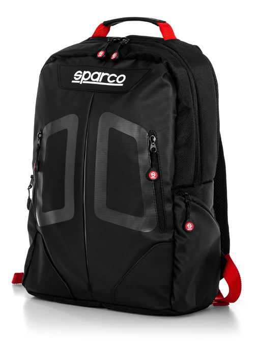 SPARCO 016440NRRS Рюкзак STAGE, 0,76 кг, 16 л, 40x30x14 см, чорний/червоний Photo-0