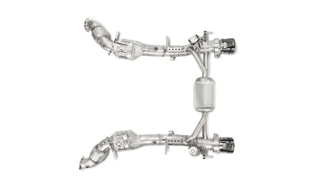 AKRAPOVIC L-FE/SS/1 З'єднувальна труба Link Pipe w Cat (SS) FERRARI 488 GTB/488 Spider 2016-2019 Photo-1