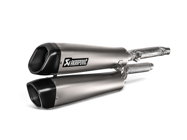 AKRAPOVIC S-T12SO3-HCQT Вихлопна система Slip-On Line (Titanium) Triumph Scrambler 1200 2019 - 2021 Photo-0