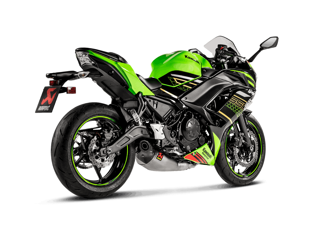 AKRAPOVIC S-K6R12-HEGEHT Вихлопна система Racing Line (Titanium) KAWASAKI Z650 2017 - 2020 Photo-1